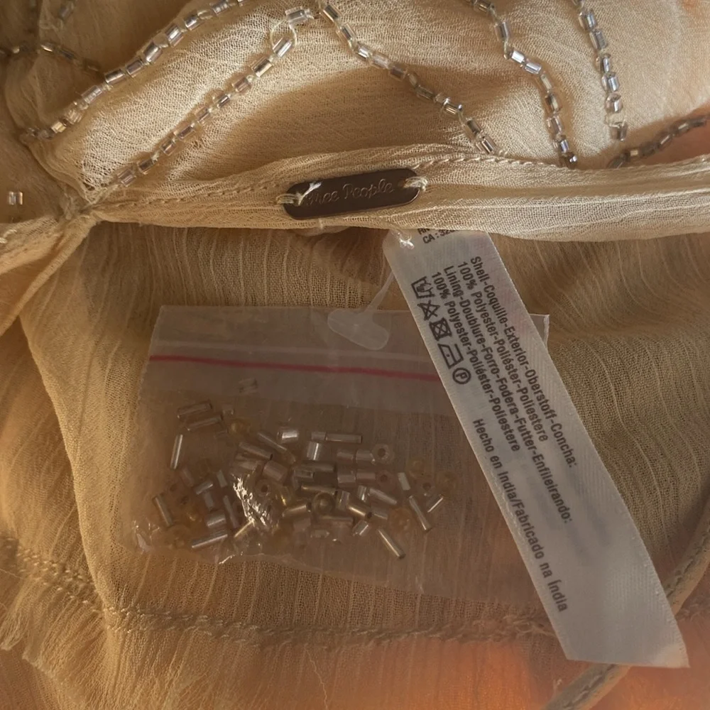 84 free people top beaded tassels - Picture 3 of 3